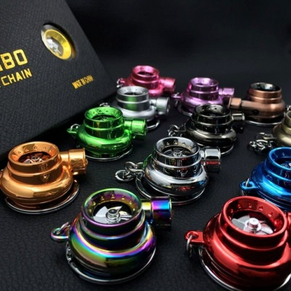 Compact Pocket LED Flashlight Fan Keychain - Fesara