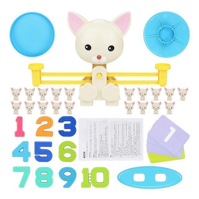 Fun Monkey Math Balance Puzzle