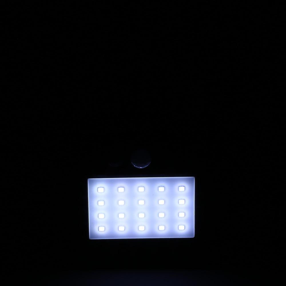 Solar Powered Motion Sensor Outdoor Wall Lamp