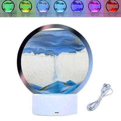 Vibrant Oceanic Art Lamp - Fesara