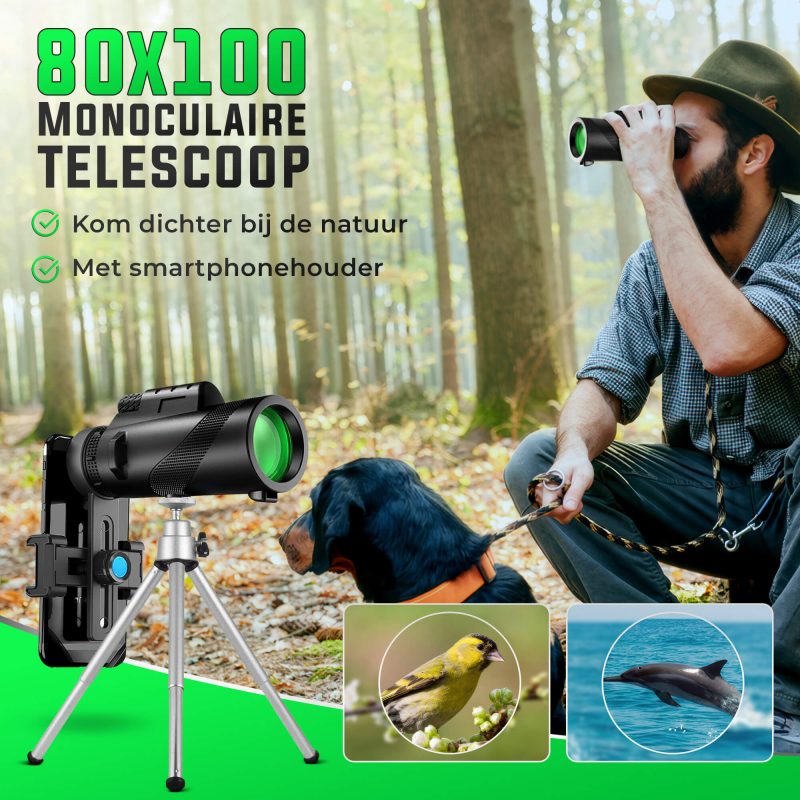 Portable High Power Monocular Telescope - Fesara