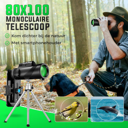 Portable High Power Monocular Telescope - Fesara