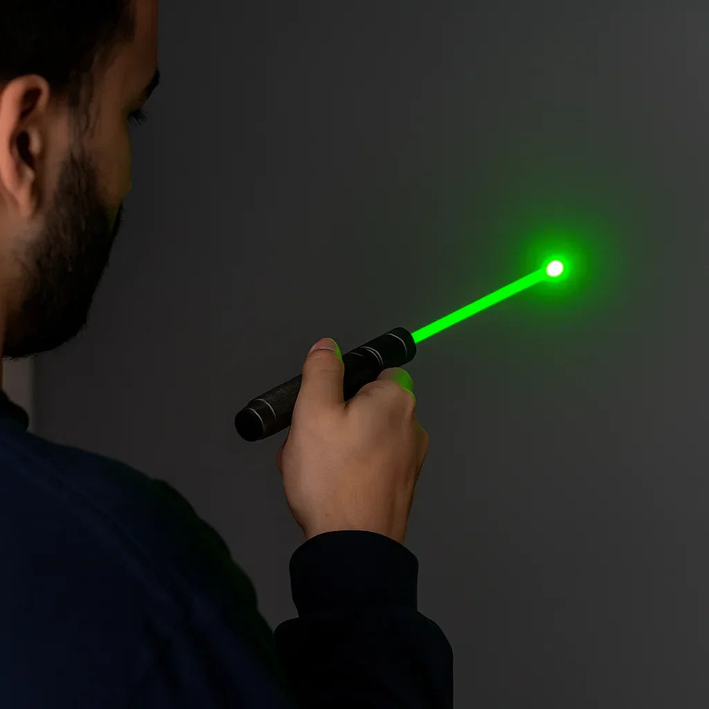 High Power Green Laser Pointer Beam Torch - Fesara