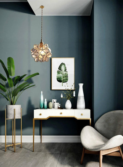 Classic Glass Pendant Lighting Fixture 1-Light