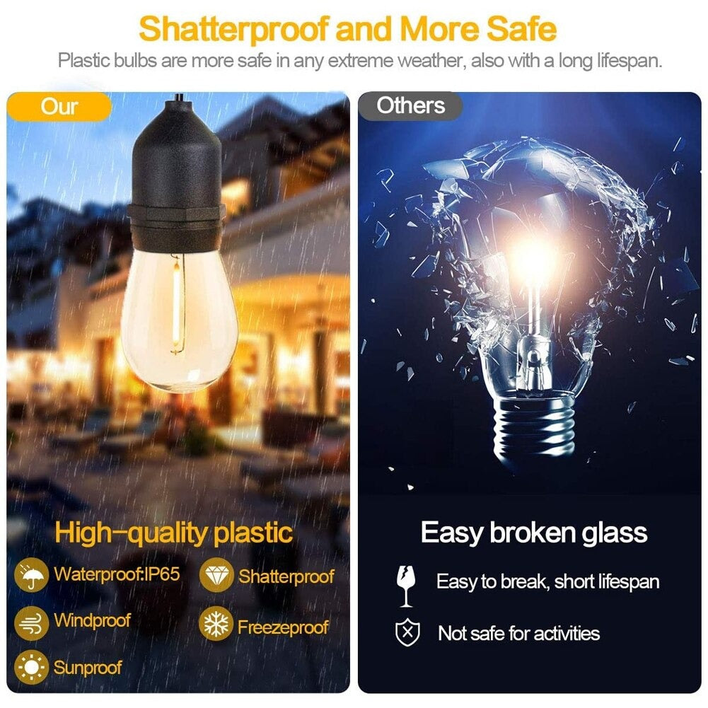 Outdoor LED Party String Lights