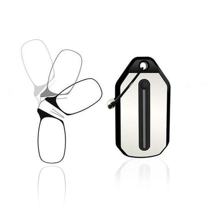 Compact Clip-On Reading Magnifier Glasses