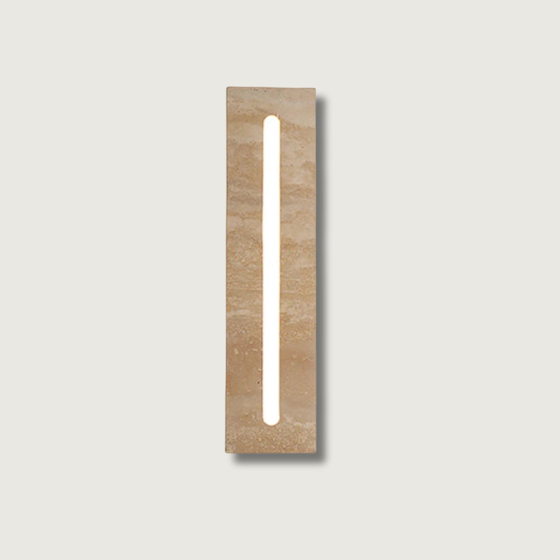 Calming Rustic Wooden Wall Light - Fesara