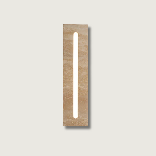 Calming Rustic Wooden Wall Light - Fesara