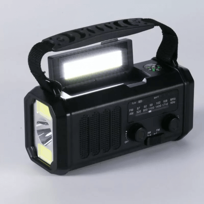 10,000 mAh Powerbank Wind - Up Radio - Wind - Up Radio - Wild Eye Vision