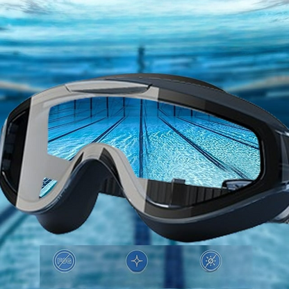 Clear Vision Adult Swimming Goggles Waterproof Anti Fog