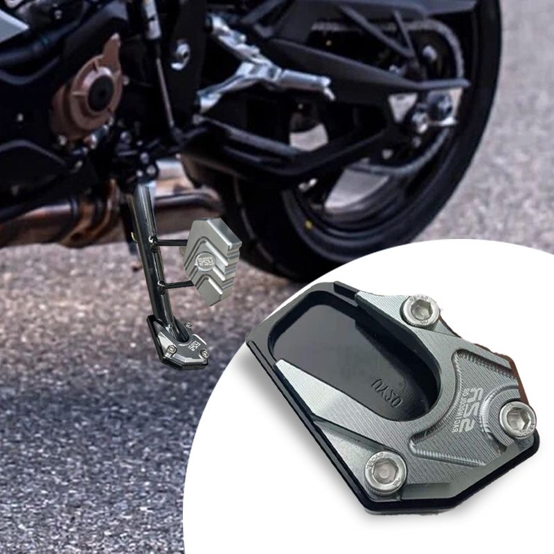 Motorcycle Kickstand Extension Pad Extra Wide - Fesara