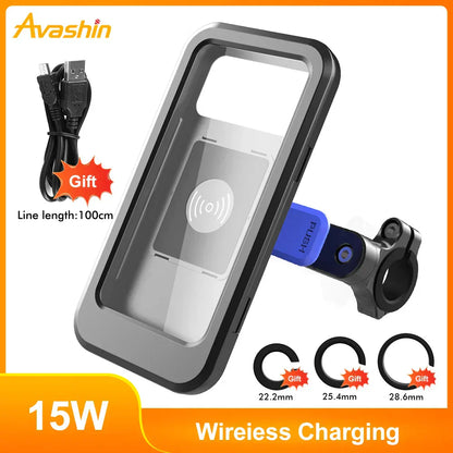 Waterproof Bicycle Phone Holder with Power Bank