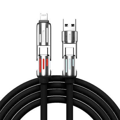 Fast 4-in-1 USB C Power Cable Charger
