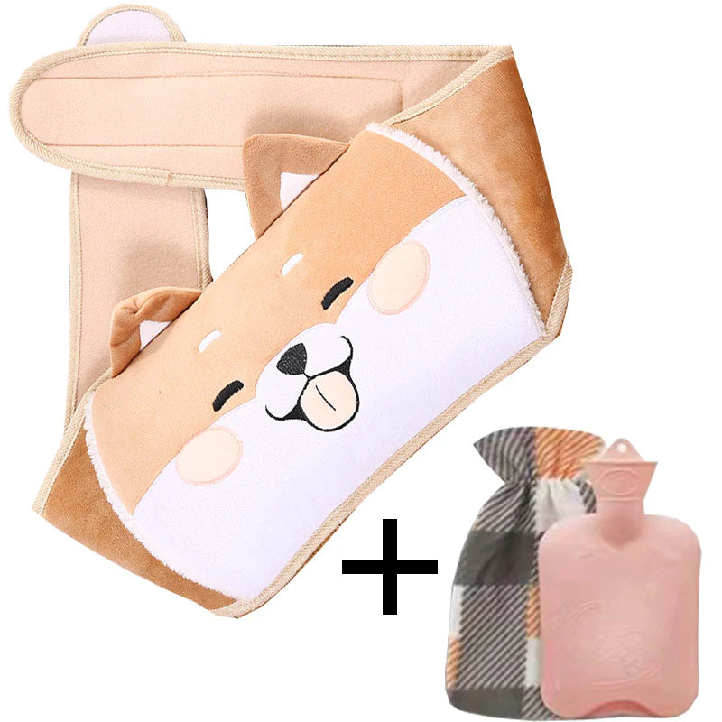 Soft Reusable Heat Wrap Belt for Hot Water Bottle