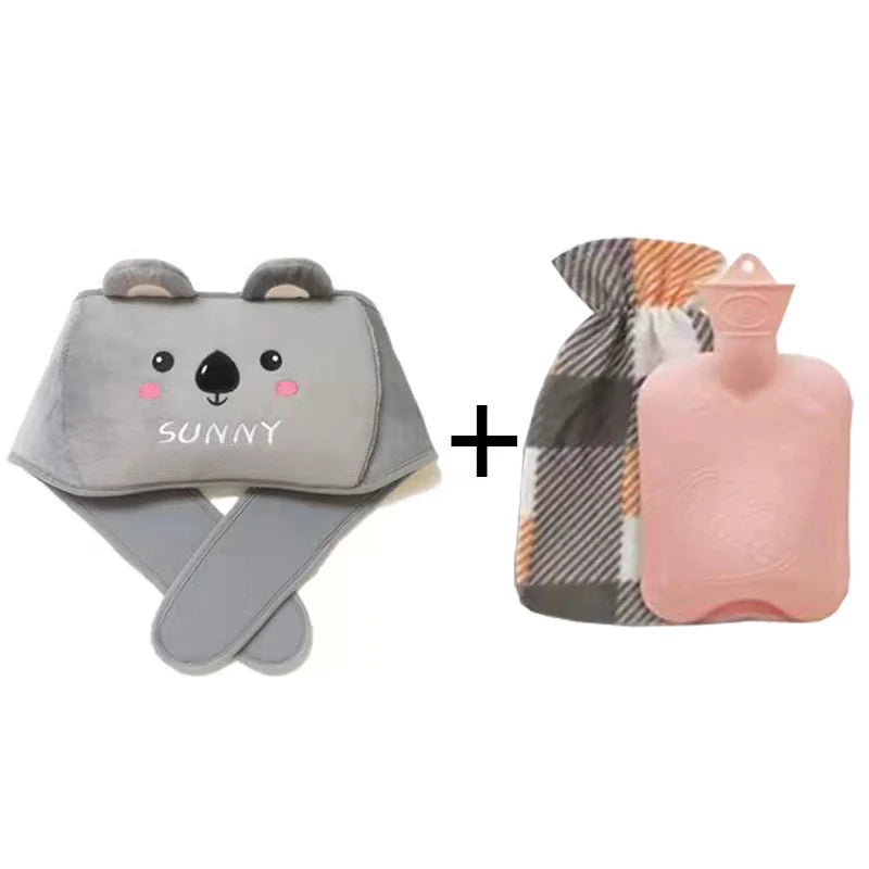 Soft Reusable Heat Wrap Belt for Hot Water Bottle