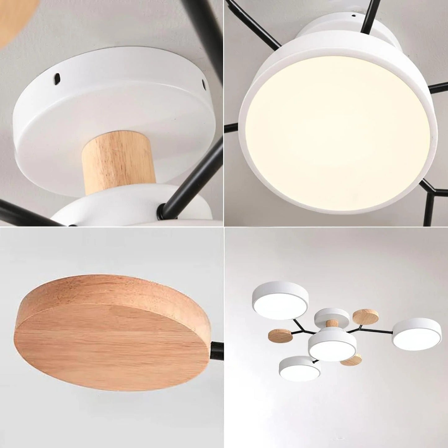 Sleek LED Ceiling Fixture Home Lighting