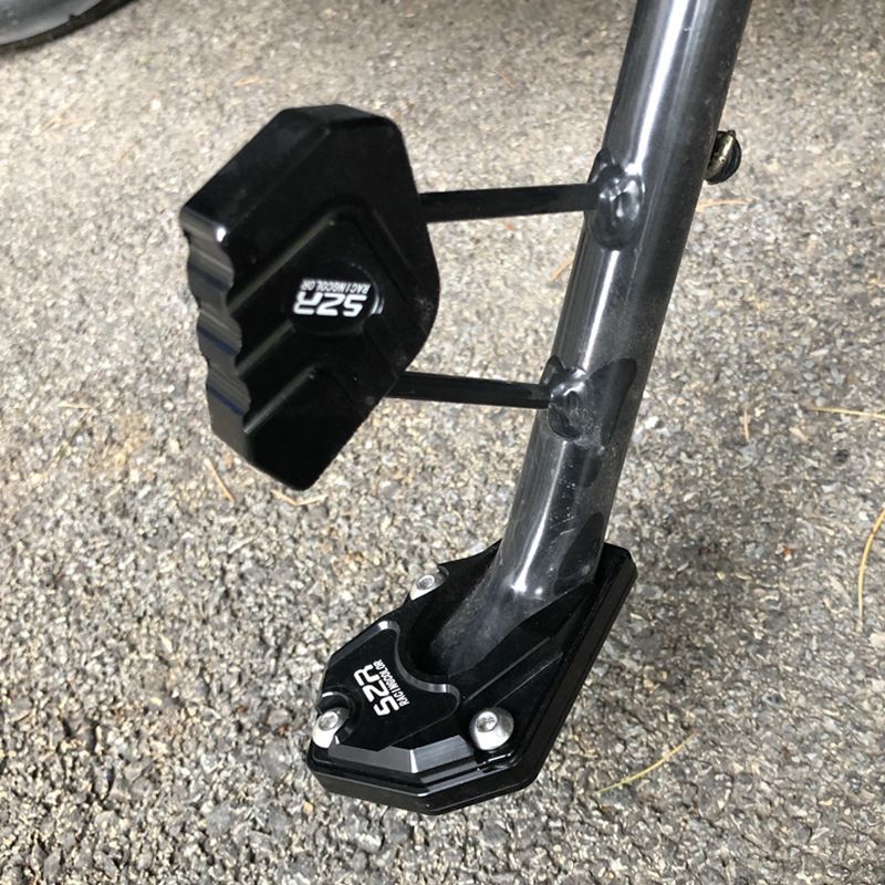 Motorcycle Kickstand Extension Pad Extra Wide