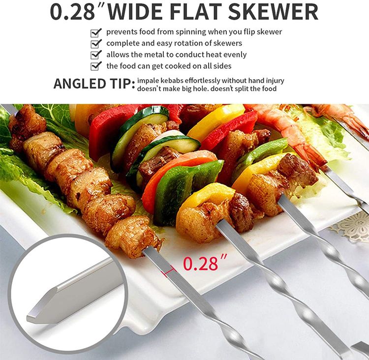 Premium BBQ Grill Set 10pc Stainless Steel Utensils