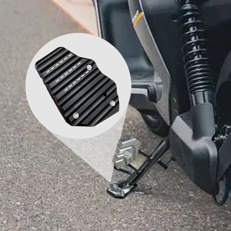 Motorcycle Kickstand Extension Pad Extra Wide