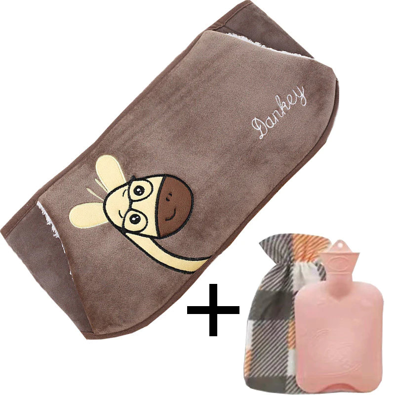 Soft Reusable Heat Wrap Belt for Hot Water Bottle