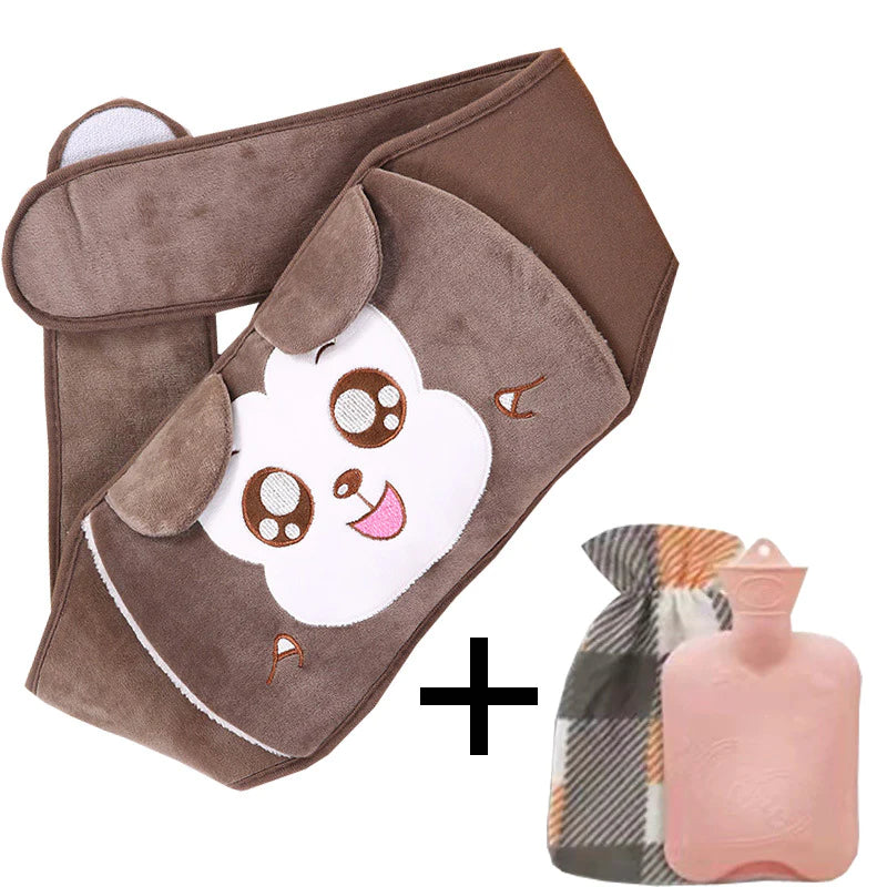 Soft Reusable Heat Wrap Belt for Hot Water Bottle