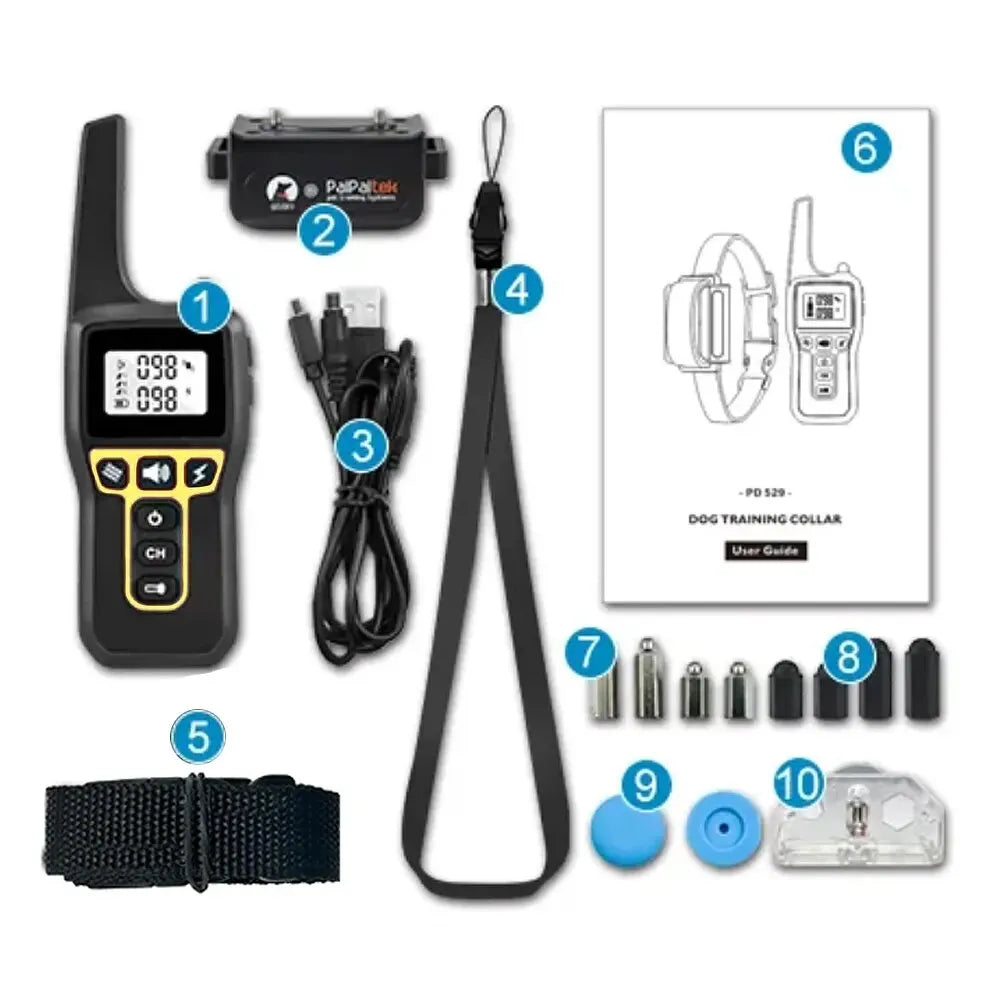 Long Range Dog Training Collar - Waterproof Rechargeable