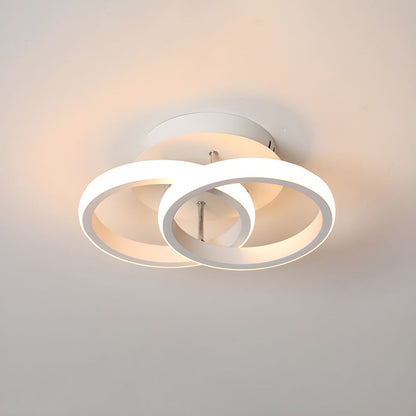 Modern Black LED Ceiling Lamp