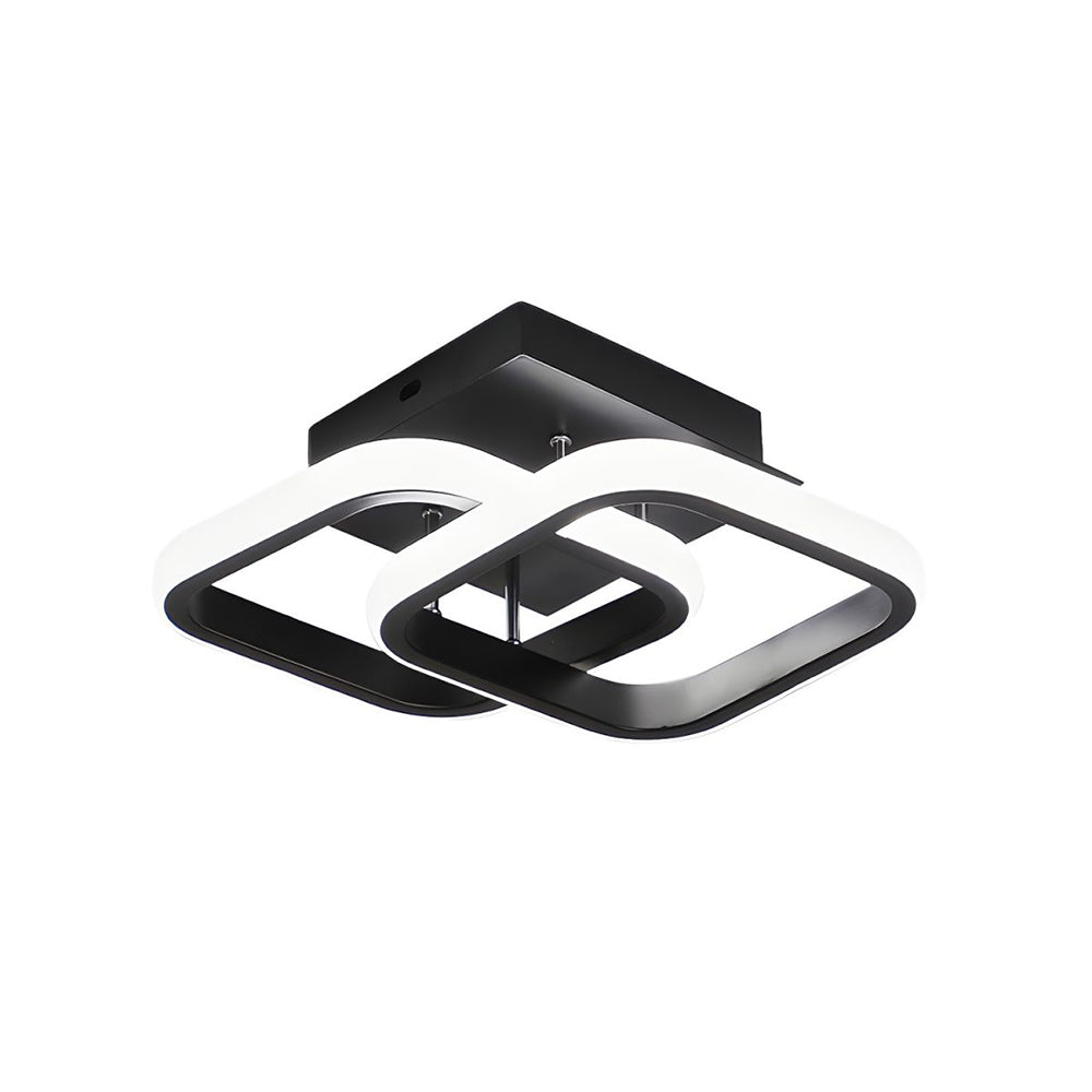 Modern Black LED Ceiling Lamp
