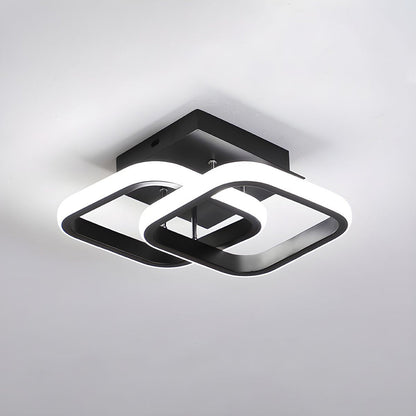 Modern Black LED Ceiling Lamp