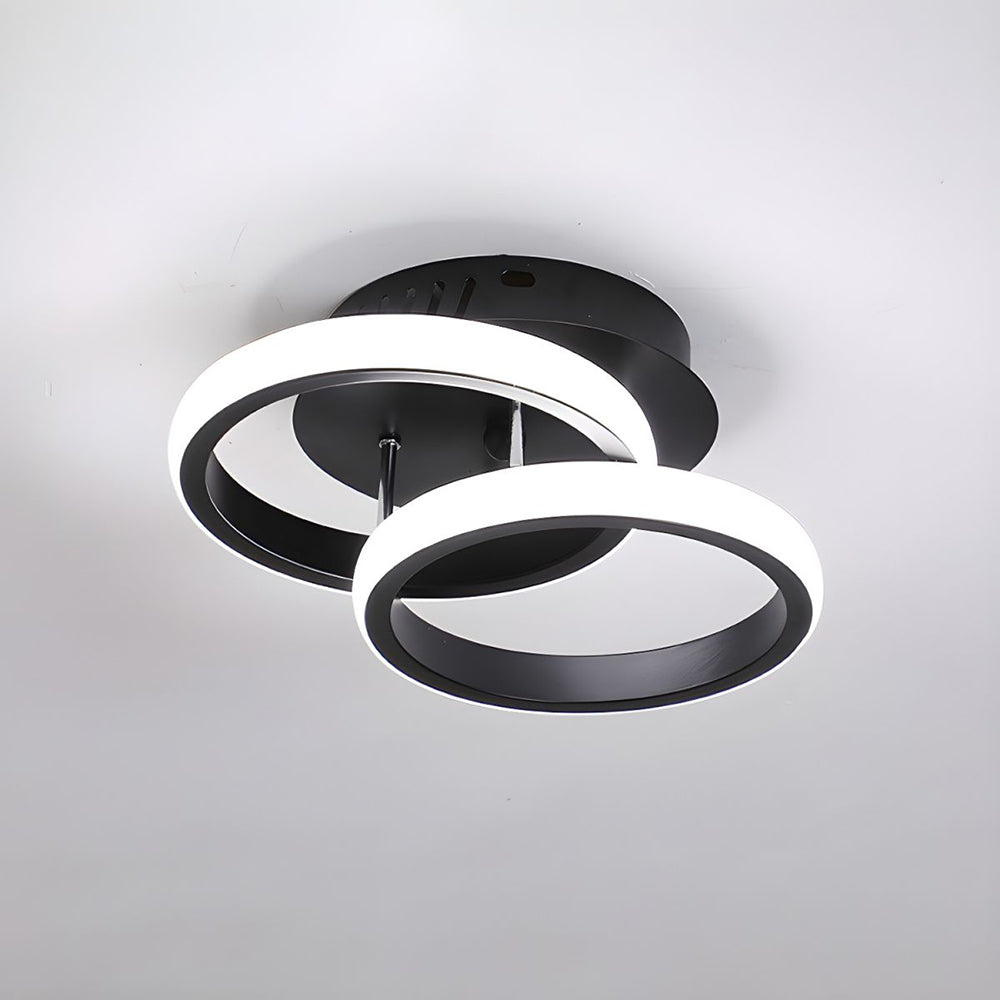 Modern Black LED Ceiling Lamp