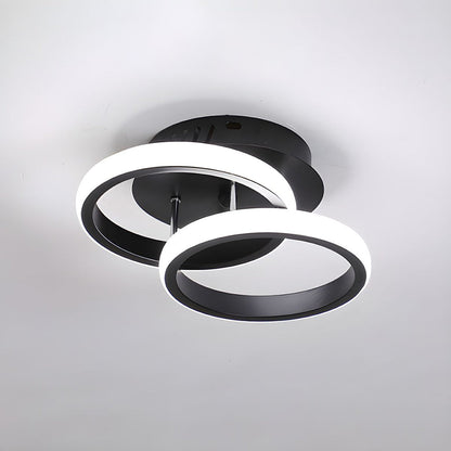 Modern Black LED Ceiling Lamp