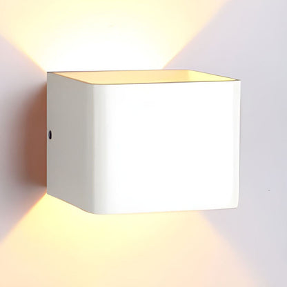 Elegant Square Wall Light for Ambient Home Lighting - Fesara