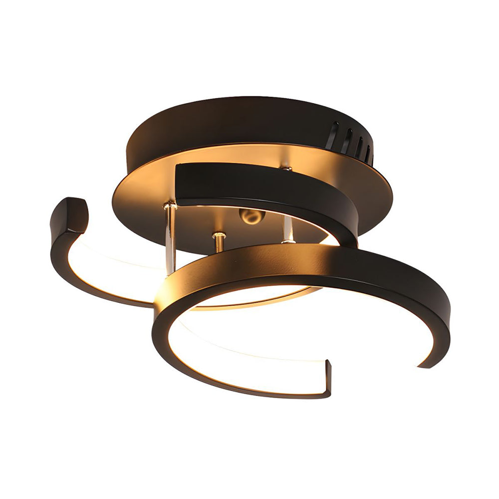 Modern Black LED Ceiling Lamp