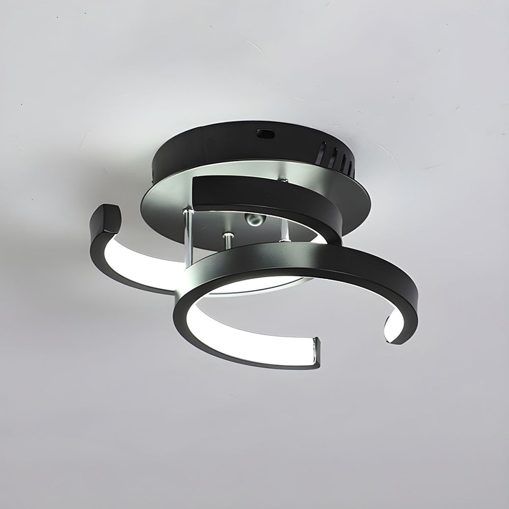 Modern Black LED Ceiling Lamp