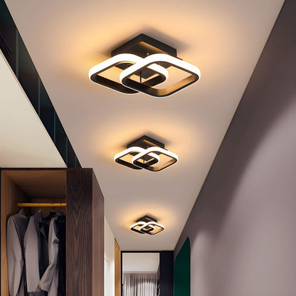 Modern Black LED Ceiling Lamp