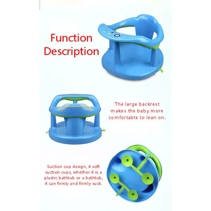 Safe Baby Bathtub Seat with Back Support