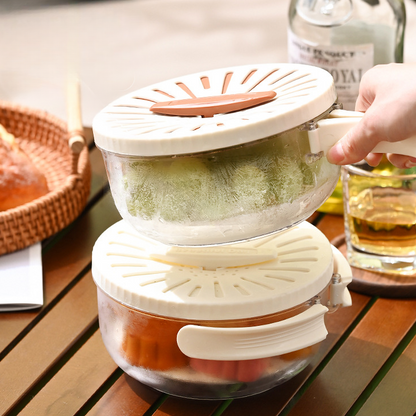 Collapsible Laundry Basket with Swivel Top Lid - Fesara