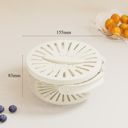 Collapsible Laundry Basket with Swivel Top Lid