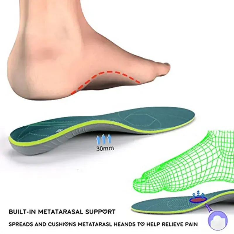 Comfortable Arch Support Orthotic Insoles for Runners