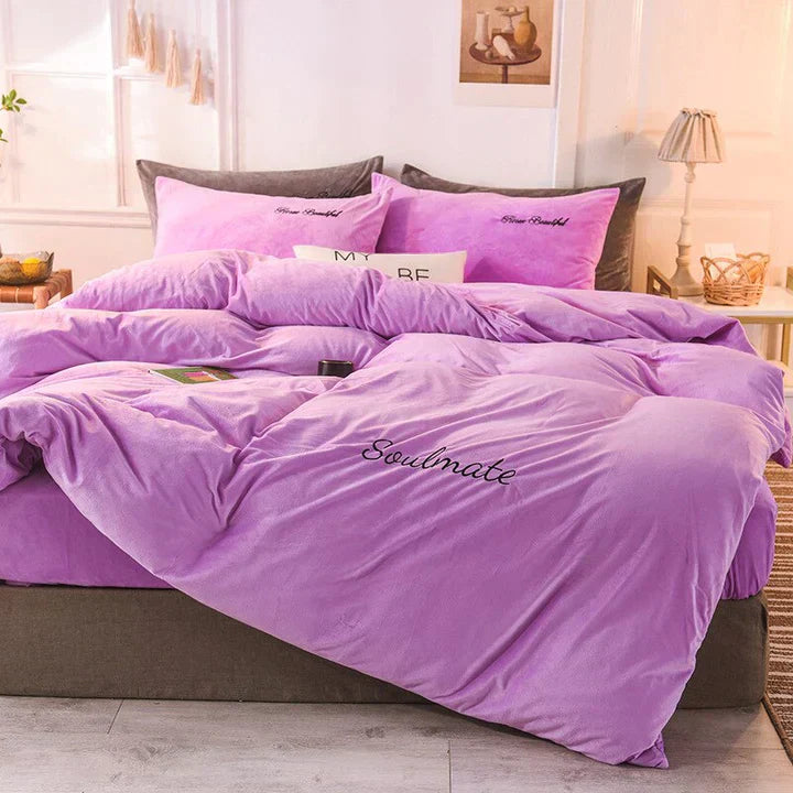 Soft Plush Duvet Cover for Cozy Sleep