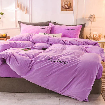 Soft Plush Duvet Cover for Cozy Sleep
