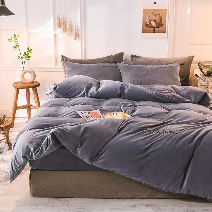 Soft Plush Duvet Cover for Cozy Sleep - Fesara