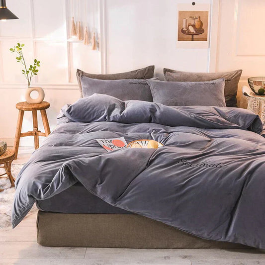 Soft Plush Duvet Cover for Cozy Sleep - Fesara