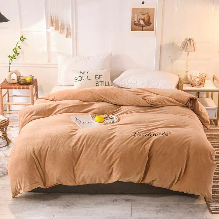 Soft Plush Duvet Cover for Cozy Sleep
