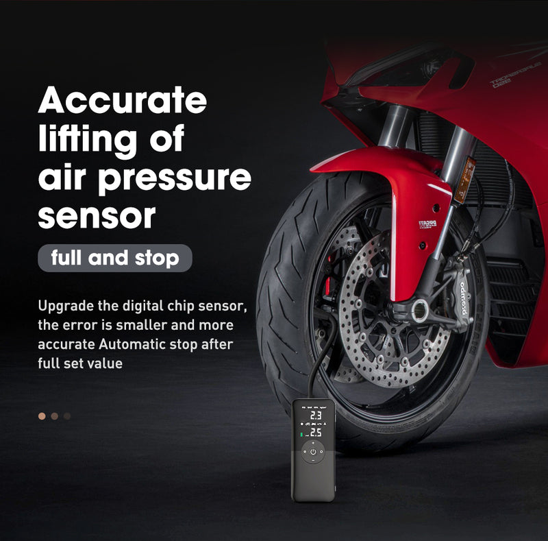 Portable Air Compressor Tyre Inflator Cordless Pump