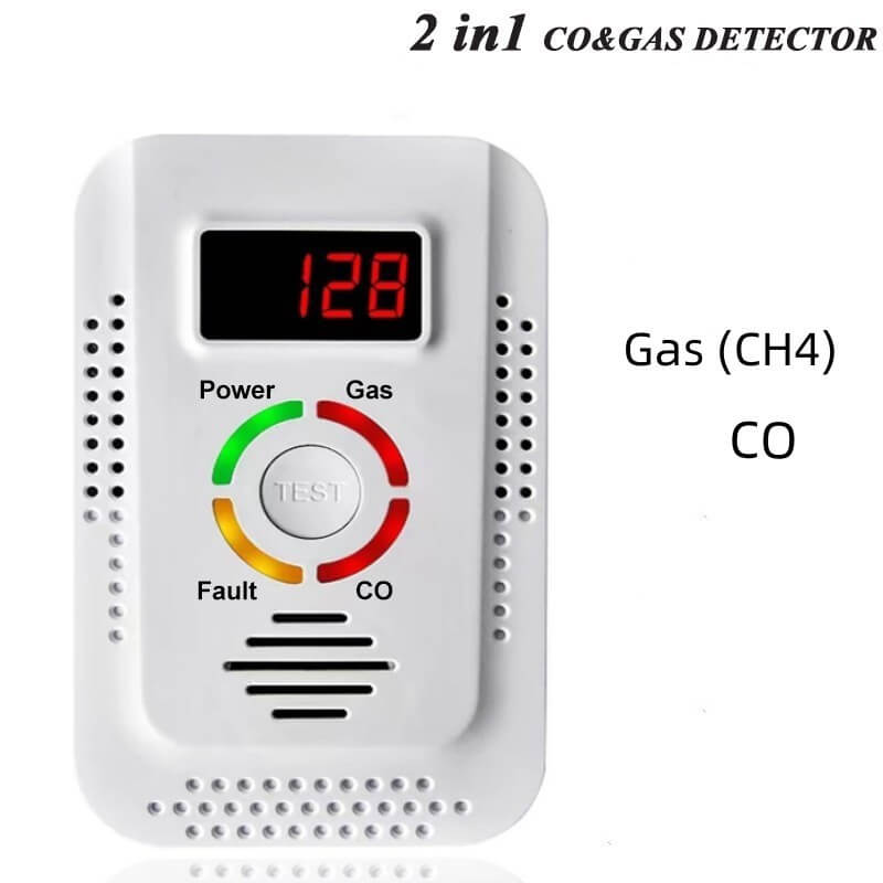 Accurate Home Gas Leak Carbon Monoxide Detector Alert