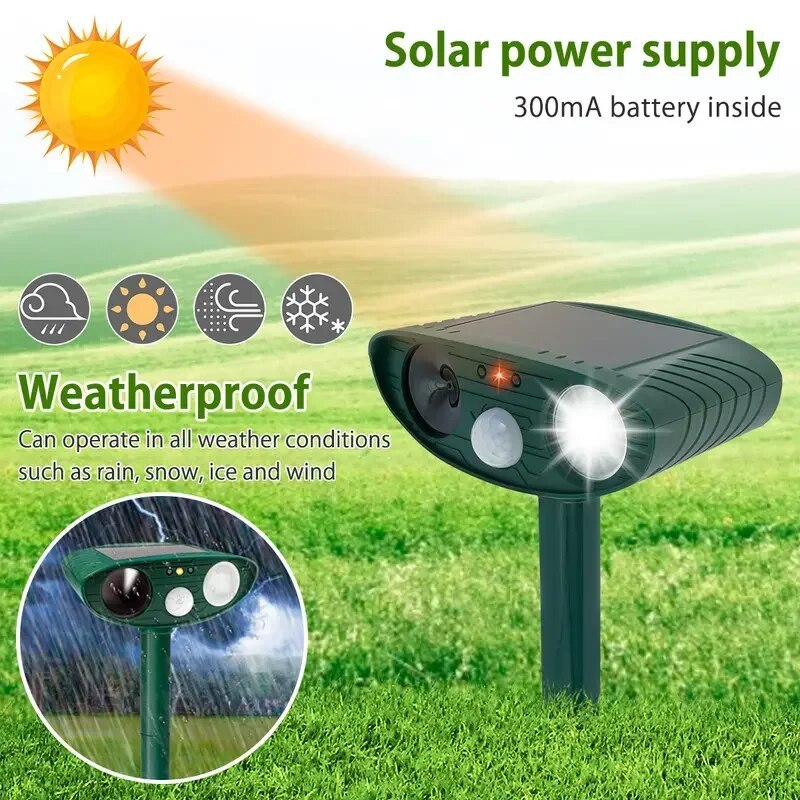Outdoor Animal Repeller for Cats Squirrels Birds