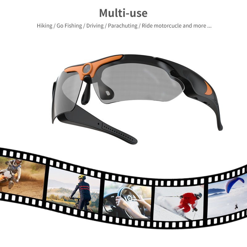 Smart Camera Shades With HD Video Recorder