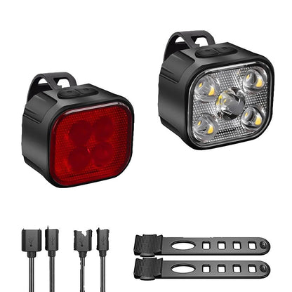 Bright Rechargeable Bike Headlights for Day and Night Ride