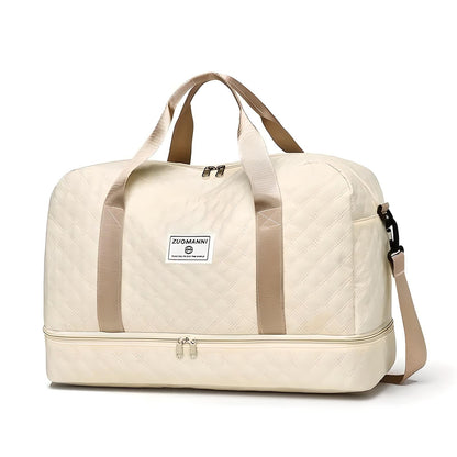 Large Water-Resistant Gym Duffle Bag